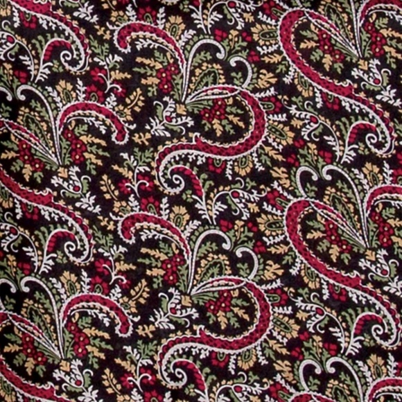 Wyoming Traders Wild Rag Frontier Calico Black Silk Western Scarf - 34.5" - Picture 1 of 2